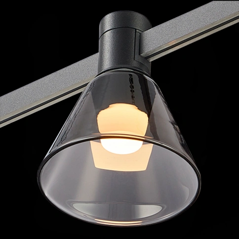 ST814.406.03 Магнитный трековый светильник FARM Черный LED 1*3W 3000K 78Lm Ra90 120 IP20 D90xH102 24 фото 1