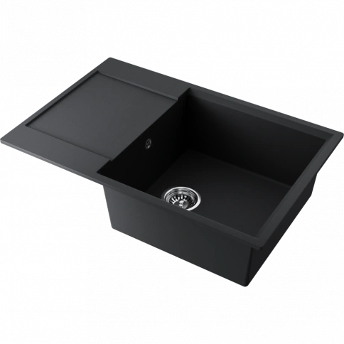 Мойка Daisen 78-LB-BL Artgranit/черный фото 1