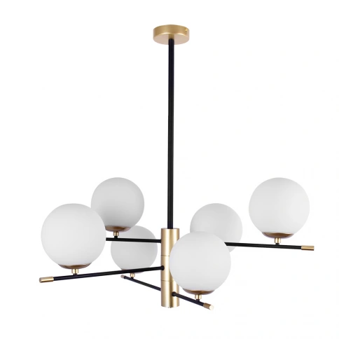 Люстра на штанге Arte Lamp ARKAB A2225LM-6BK фото 1