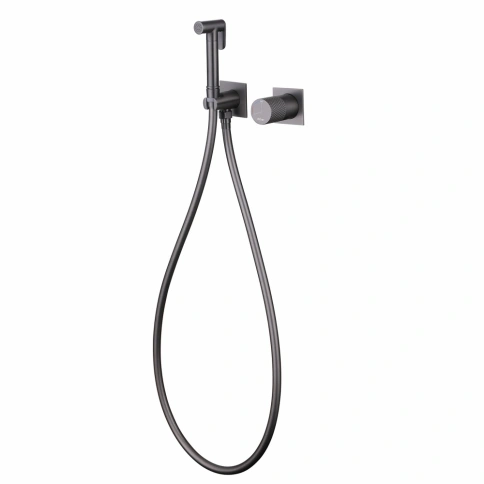 Смеситель ABBER Rund AF8725NG с гигиеническим душем, никель фото 2