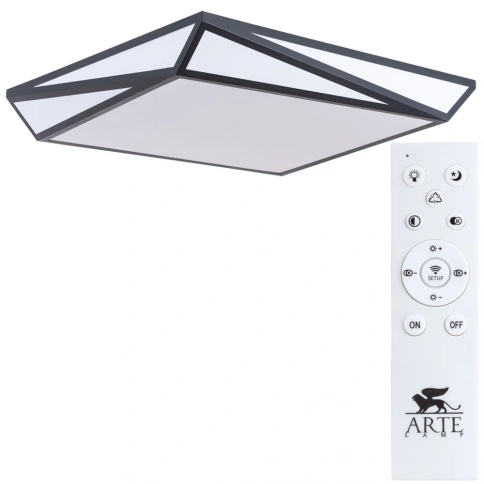Потолочный светильник Arte Lamp MULTI-PIAZZA A1930PL-1BK фото 1